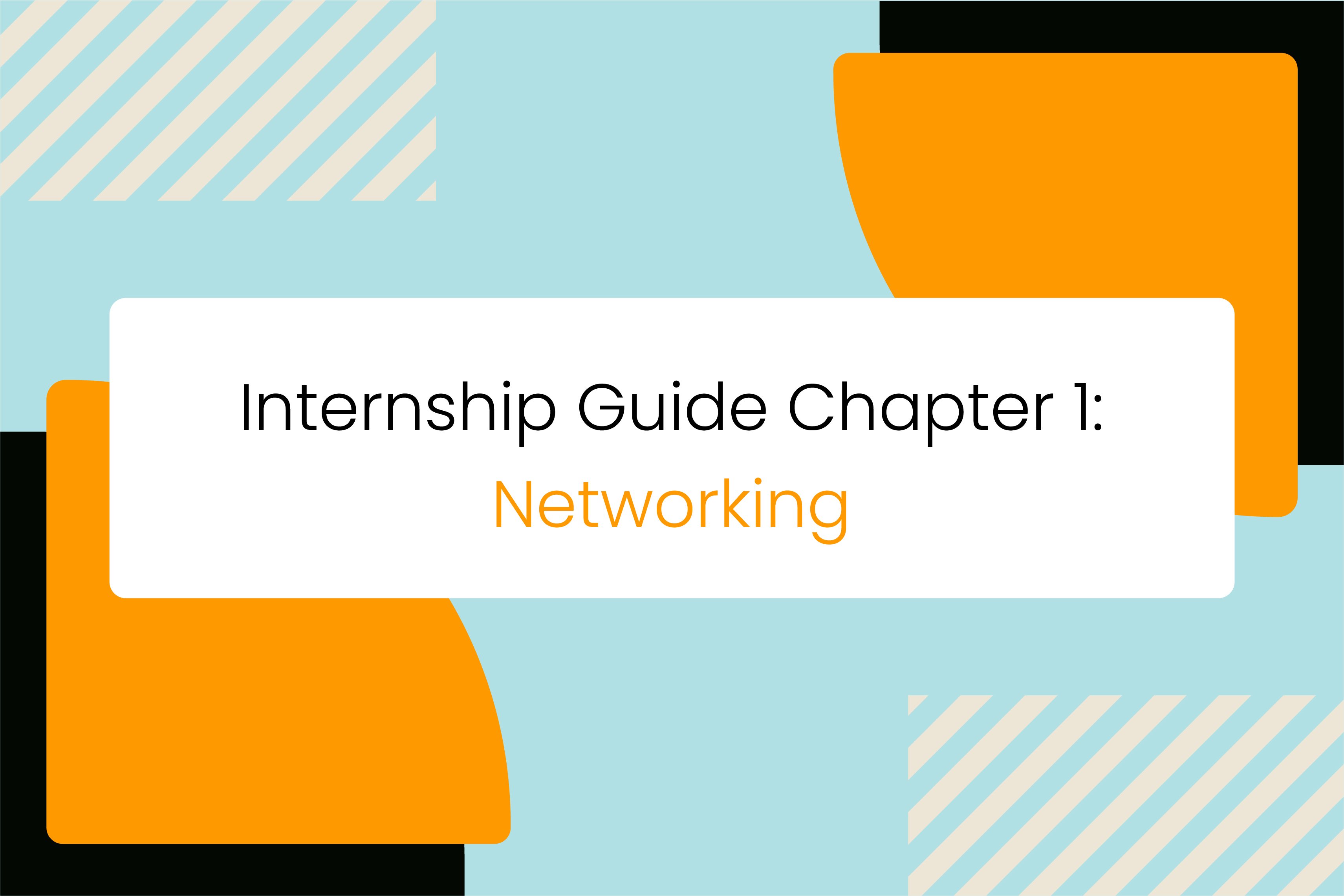 Marketing Brew Internship Guide Chapter One How to Network Your Way